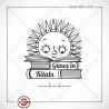 K 375 Kitap Okuyan Güneş Mühür Tasarımı