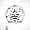 K 388 Kitap, Kahve ve Matematik sembolleri Temalı Damga
