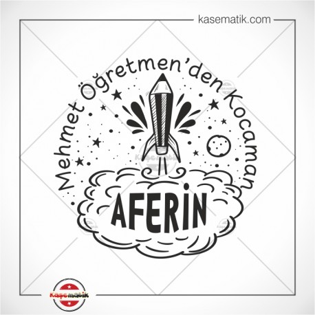 EG 47 Kalem Uzay Mekiği Aferin Mührü