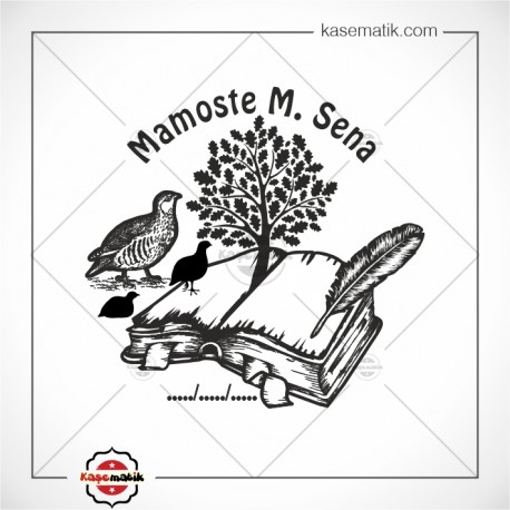 K 431 Keklik Kitap ve ağaç Mührü