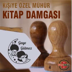 K 453 Ayın üzerindeki Çocuklar Kitap Damgası