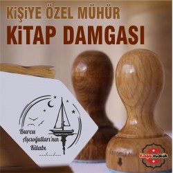 K 456 Denizdeki Kayık Kitap Damgası