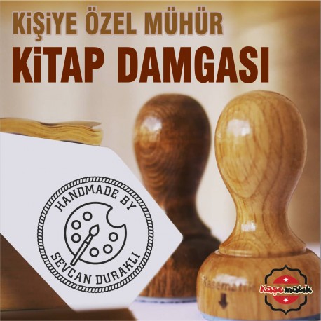 HM 6 Fırça Palet El Yapımı HandMade Mühür