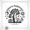K 481 Tesettürlü Kadın Gece Gündüz Kitap Mührü Tasarımı