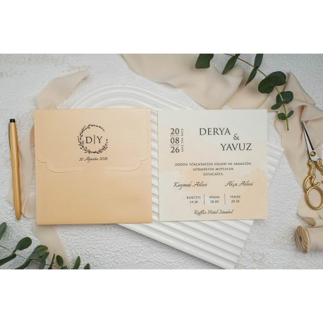 EKONOM - 9306 Düğün Davetiyesi