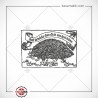 BK 40 Kirpi Ex Libris Mühür(4,5x6,6cm)