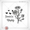 K 528 Papatya Kelebekler Kitap Mührü