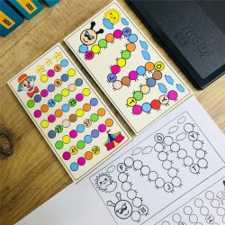 Harf ve Sayı Tamamlama Eğitim Mühür Seti