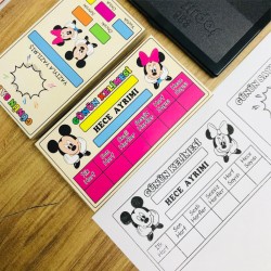 Günün Kelimesi ve Günün Sayısı Eğitim Mühür Seti