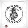 K 92 Anarchy Kitap Damgası